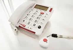 First Alert Big Button Phone With Safety Pendant