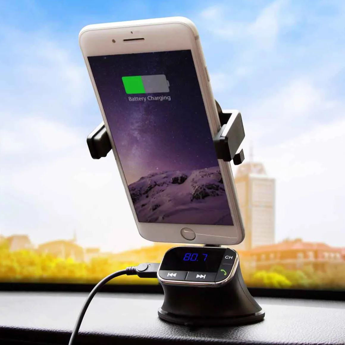 FM to Bluetooth Car Transmitter
