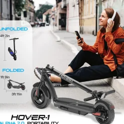 Foldable E-Scooter with 12-Mile Range