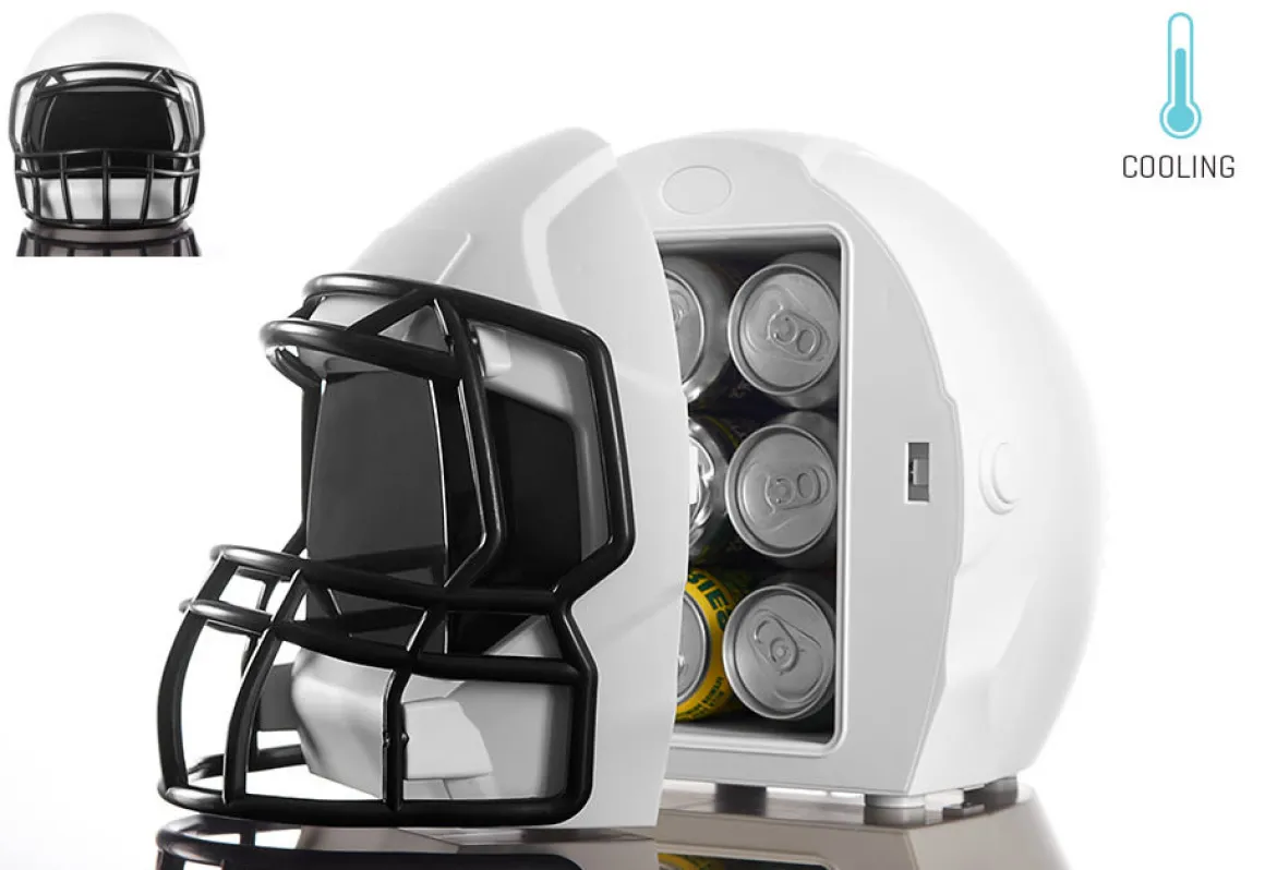 Football Helmet Fridge