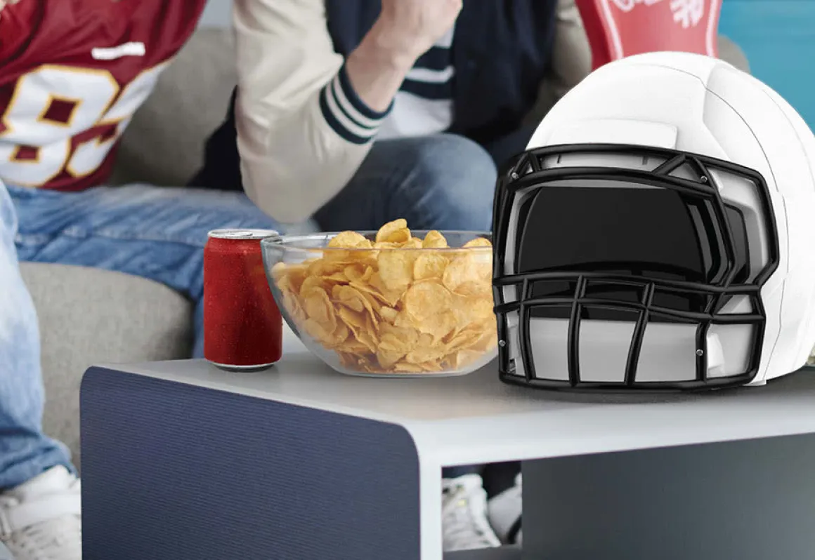 Football Helmet Fridge