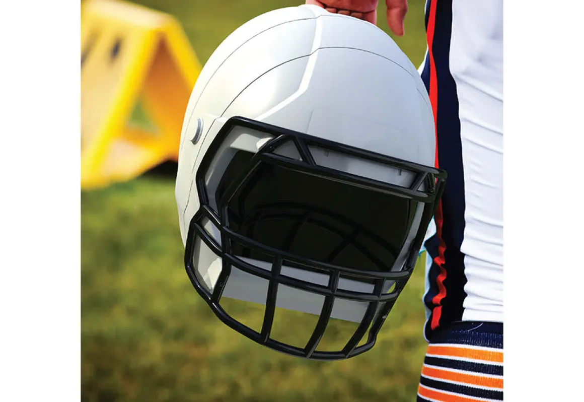 Football Helmet Fridge