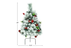 2-Ft. Cordless Pre-Lit Walkway Trees (Set of 2)
