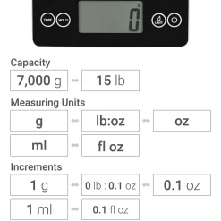 Glass Digital Food Scale