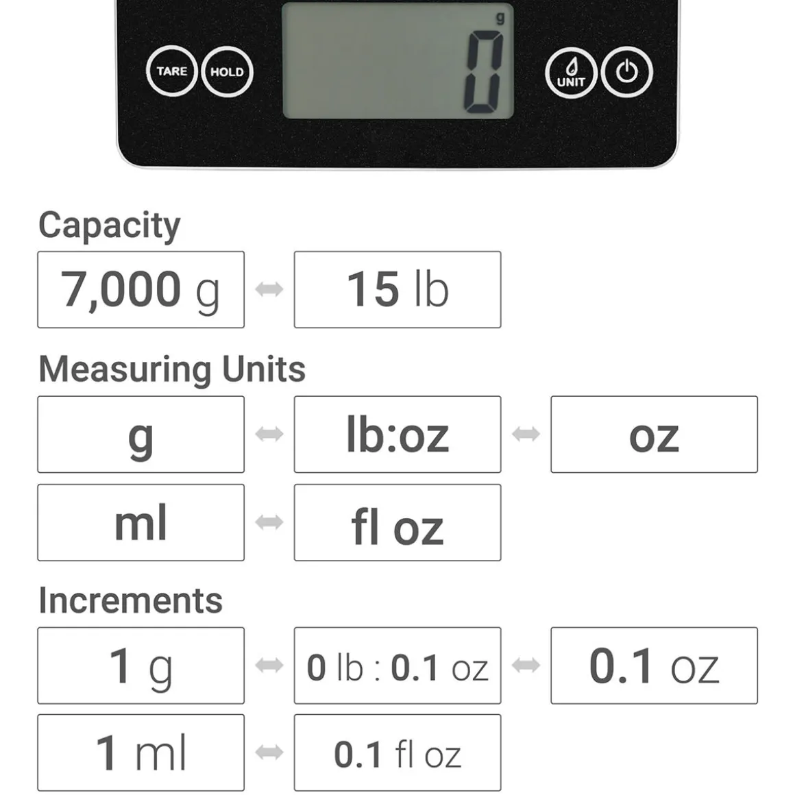 Glass Digital Food Scale