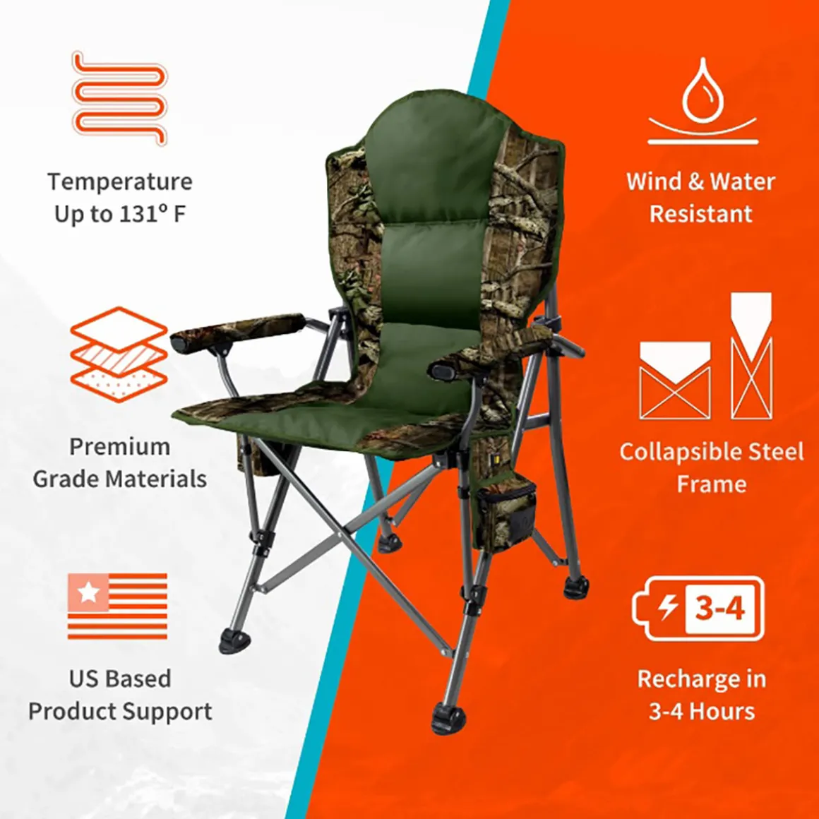 Heated Camping Chair