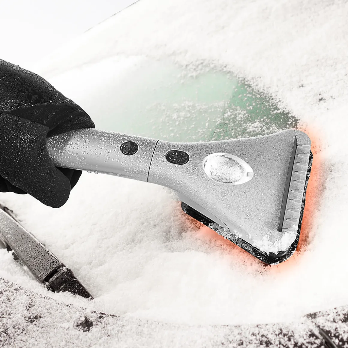 Heated Ice Scraper by Sharper Image