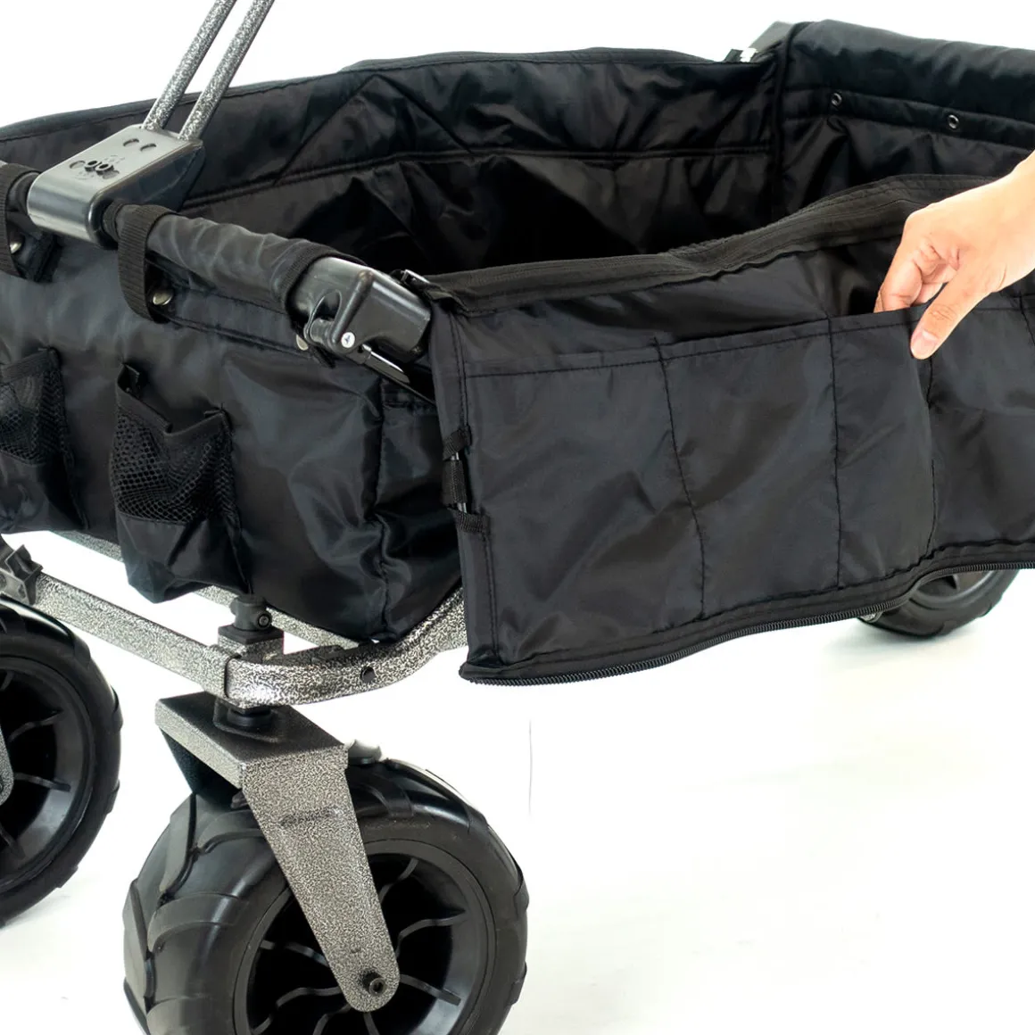 Heavy Duty Folding Wagon with Canopy