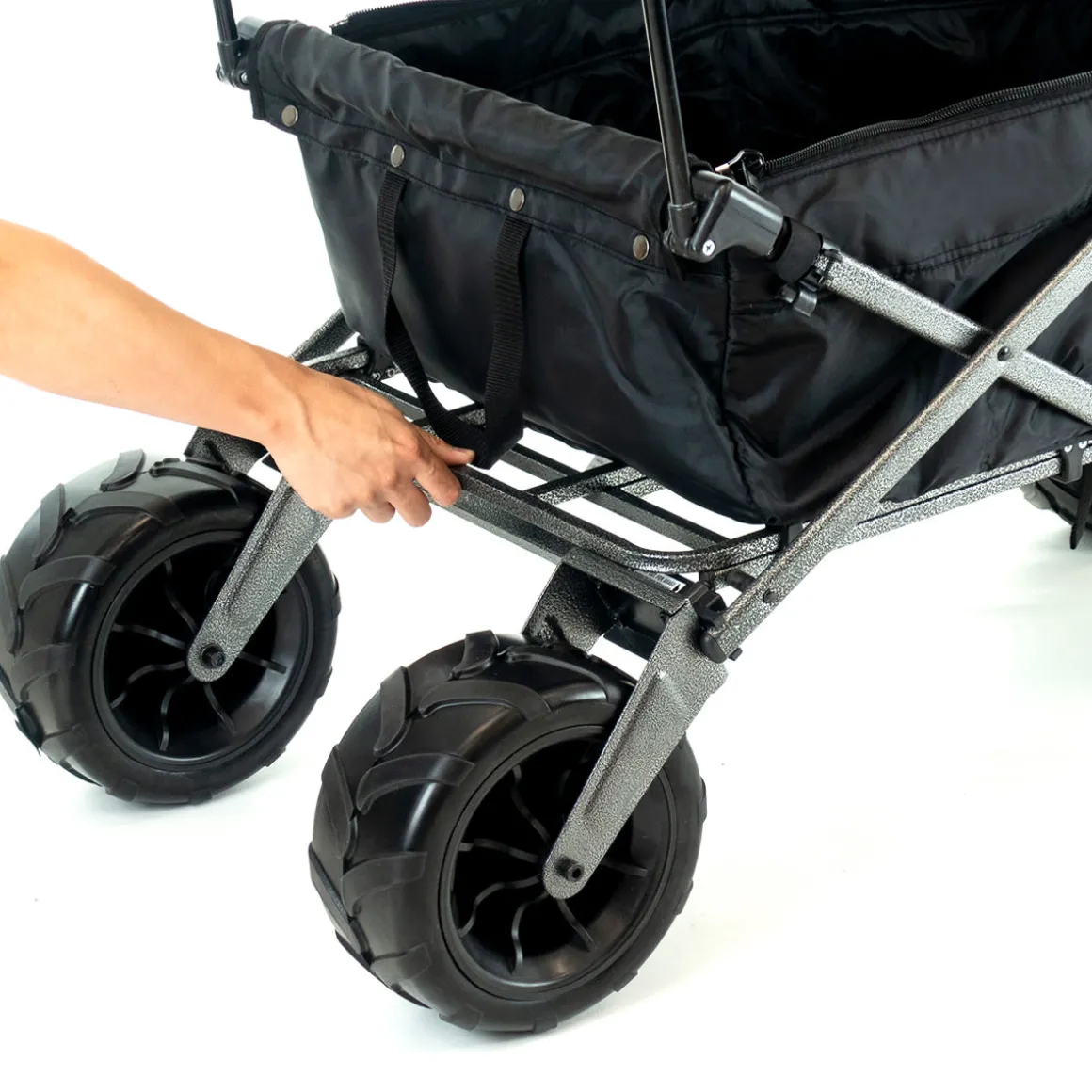 Heavy Duty Folding Wagon with Canopy