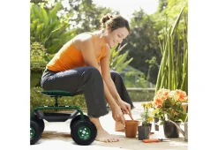 Heavy Duty Rolling Garden Seat