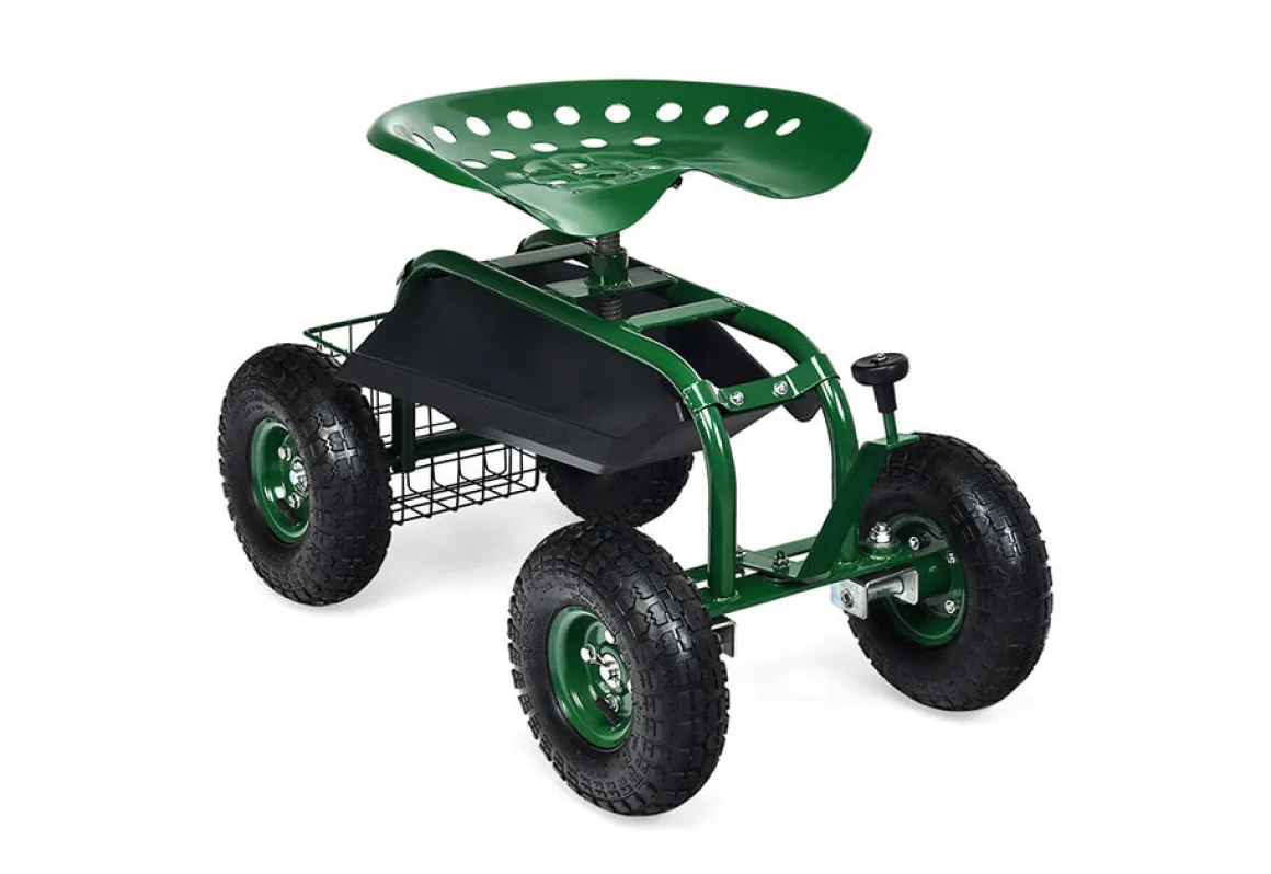 Heavy Duty Rolling Garden Seat