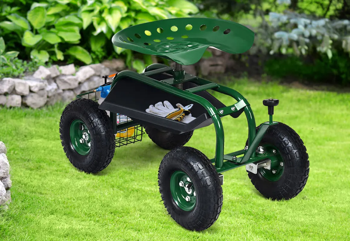 Heavy Duty Rolling Garden Seat