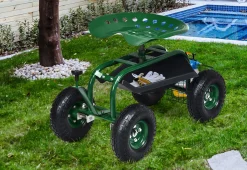 Heavy Duty Rolling Garden Seat