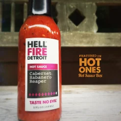 Hell Fire Detroit Inferno Hot Sauce Gift Set