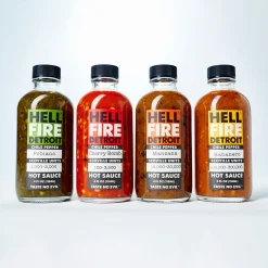 Hell Fire Detroit Original Hot Sauce Gift Set