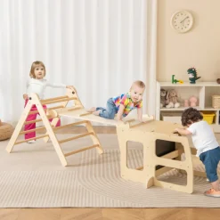 7-in-1 Climbing Toy Connected Table and Chair Set