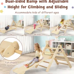 7-in-1 Climbing Toy Connected Table and Chair Set
