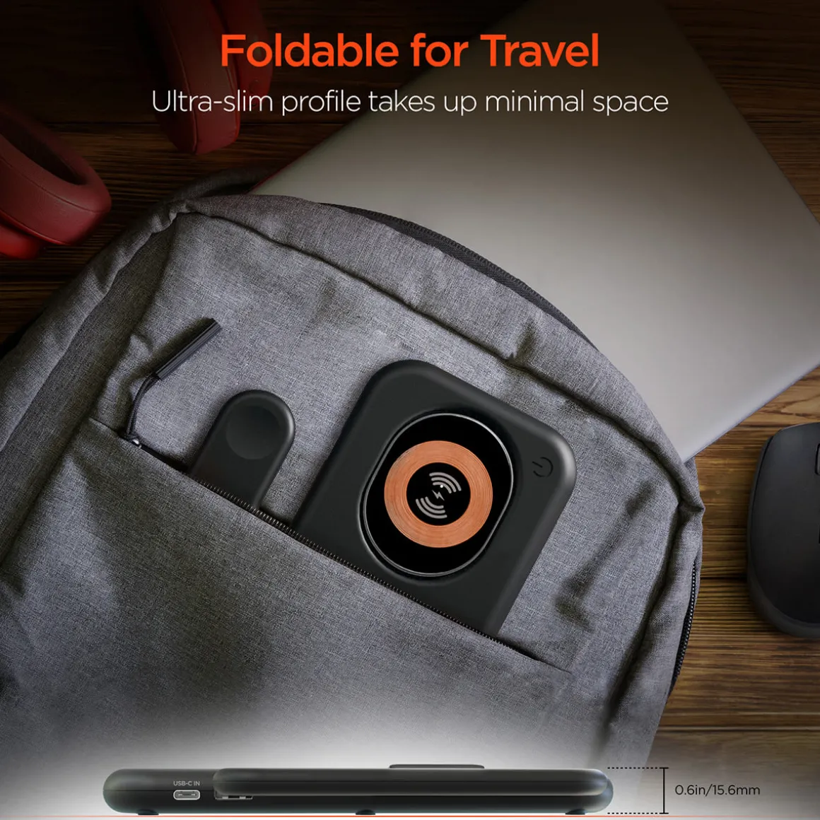 4-in-1 Foldable Apple Charging Station