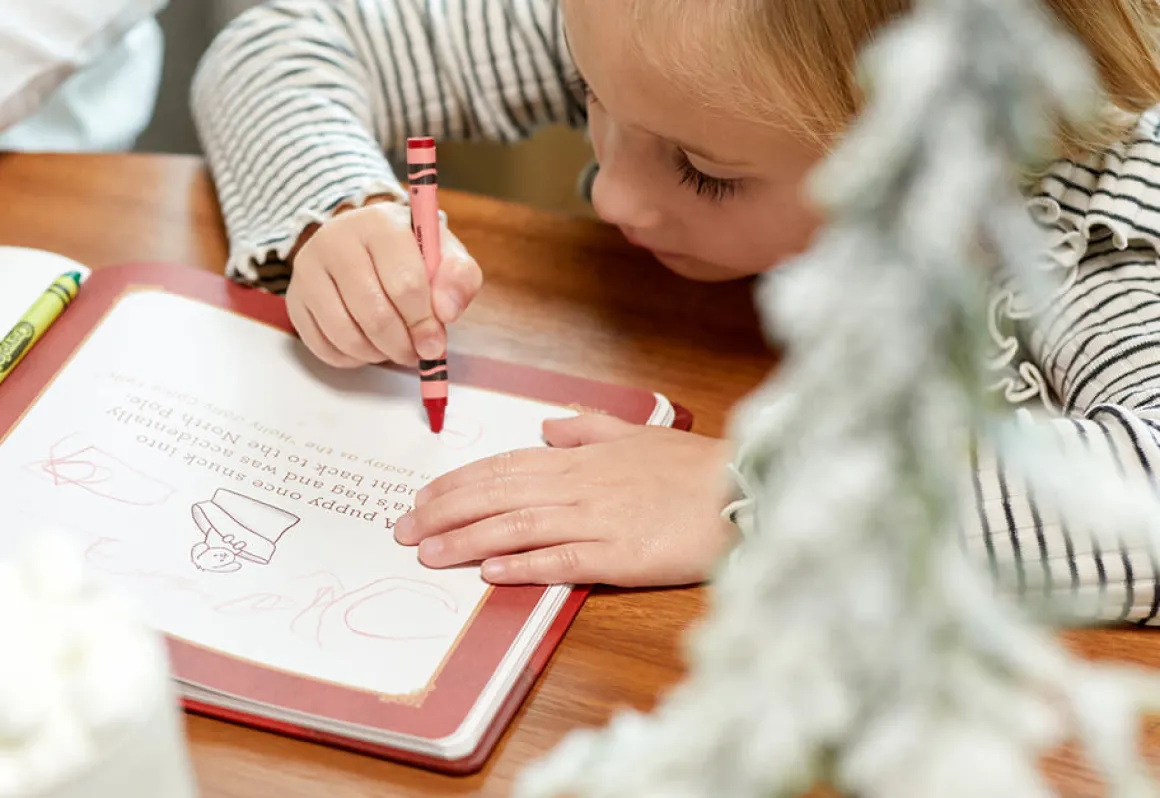 Interactive Santa Ornament with Journal