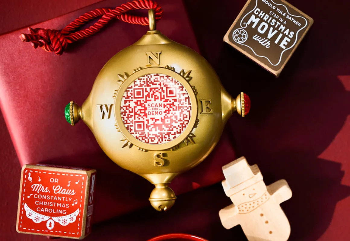 Interactive Santa Ornament with Journal