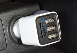 Ionic Car Air Purifier and Triple USB Charger