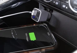 Ionic Car Air Purifier and Triple USB Charger