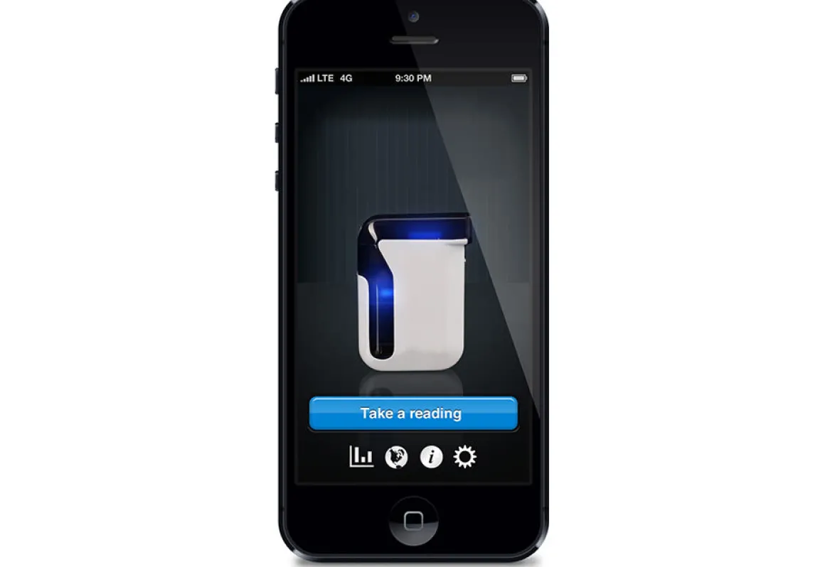 iPhone Breathalyzer