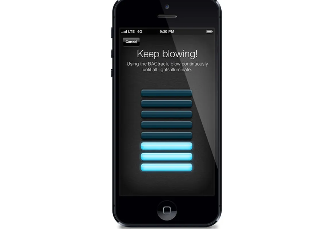 iPhone Breathalyzer