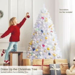 Iridescent Artificial Hinged Christmas Tree