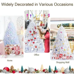 Iridescent Artificial Hinged Christmas Tree
