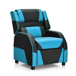 Kids Gaming Sofa Recliner with Headrest and Footrest