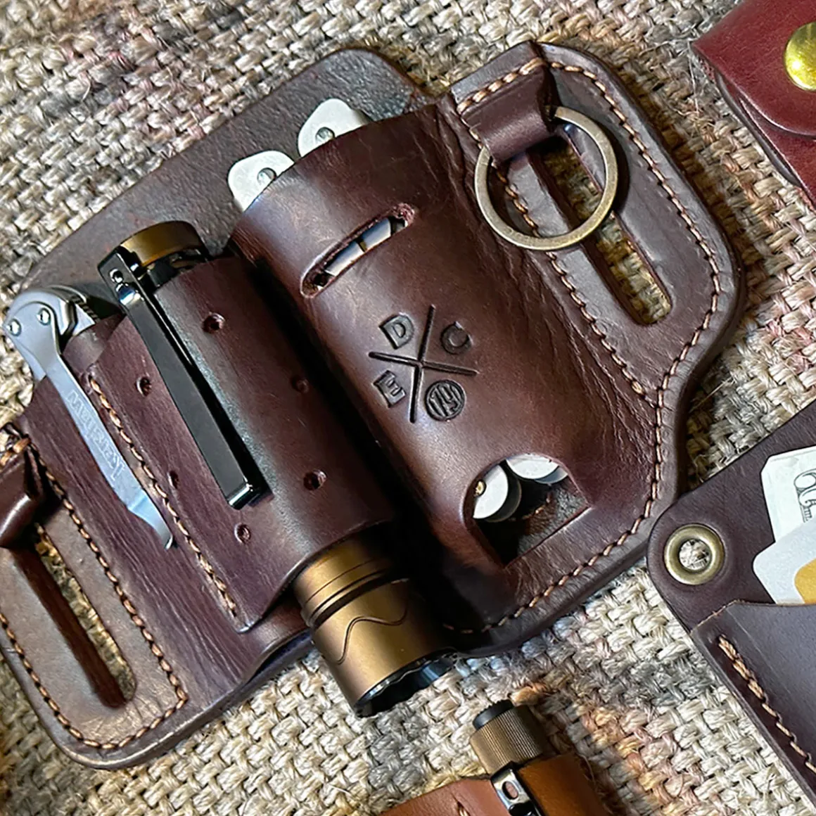 Leather Multitool Belt Sheath