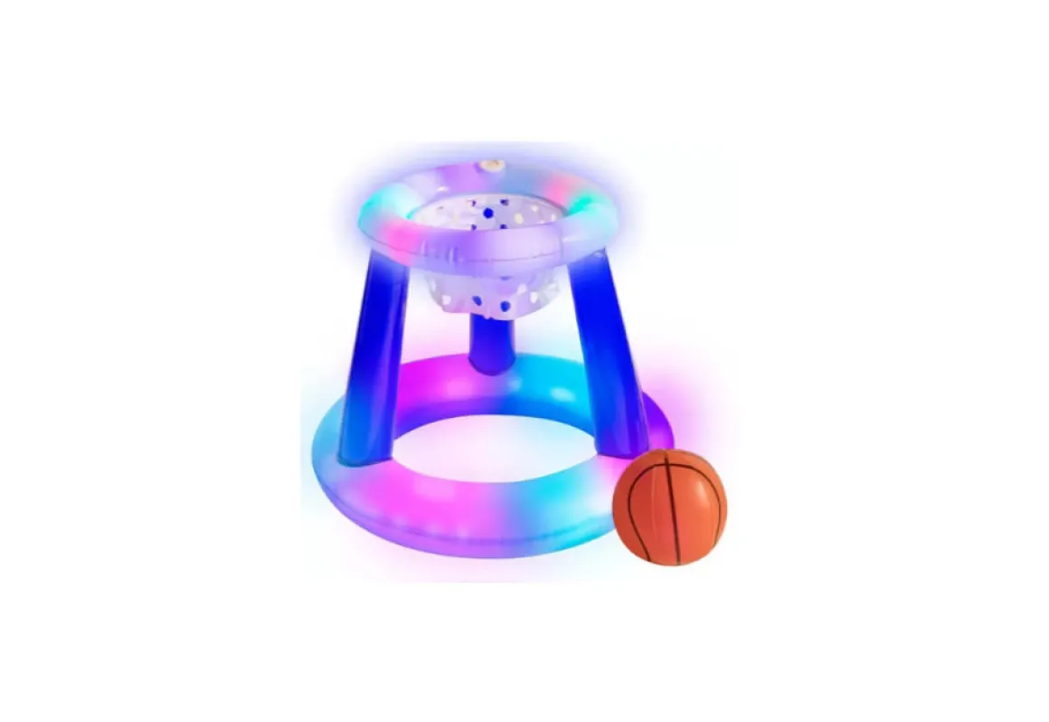 LED Inflatable Pool Basketball