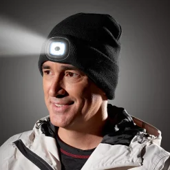 LED Light Up Beanie by Sharper Image