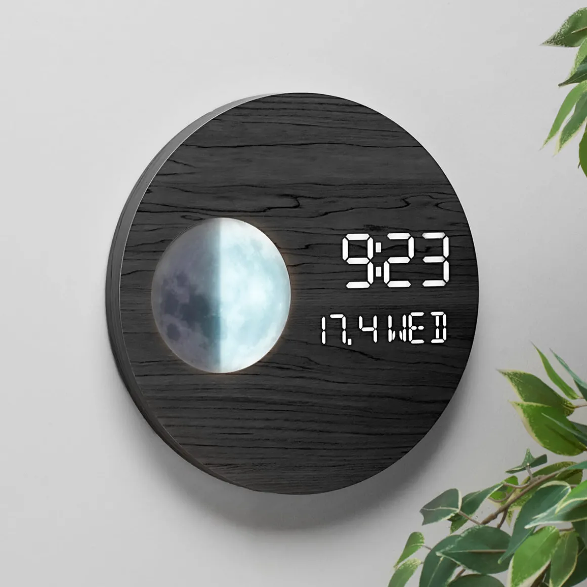 LED Moon Phase Simulation Clock