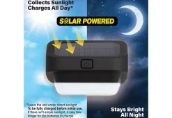 LED Solar Fence Lights (4-Pack)