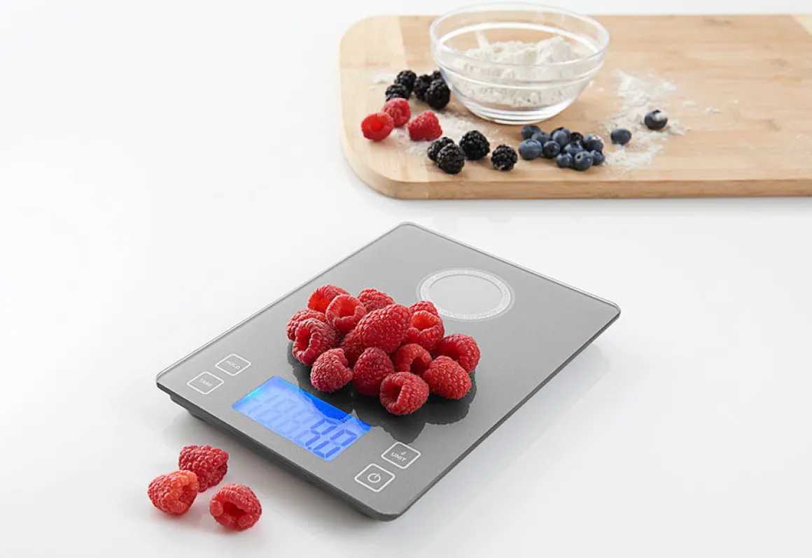 Light Powered Kitchen Scale