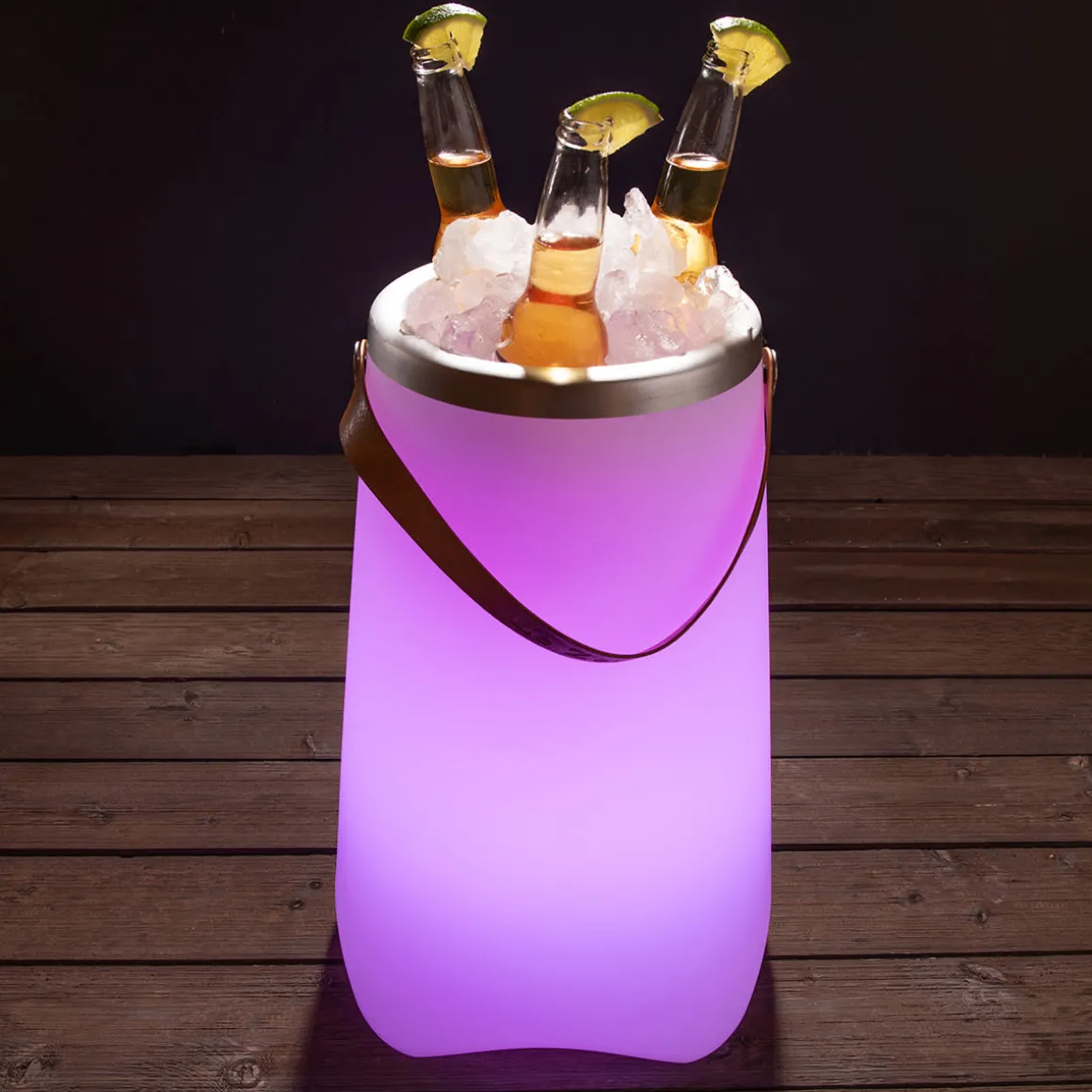Lighted Wine Bucket and Speaker