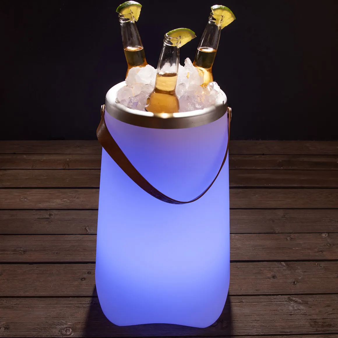 Lighted Wine Bucket and Speaker