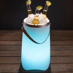 Lighted Wine Bucket and Speaker