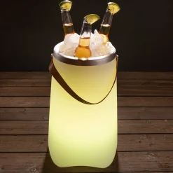 Lighted Wine Bucket and Speaker