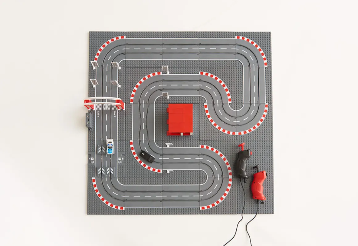 Micro Slot Car Racing Set