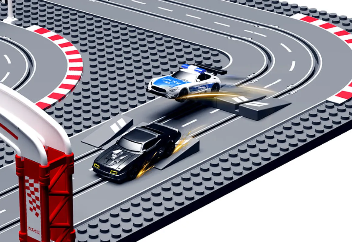 Micro Slot Car Racing Set