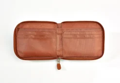Minimalist Zippered RFID Front Pocket Wallet