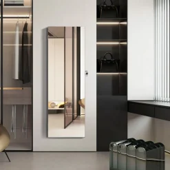 Mirrored Jewelry Cabinet Organizer