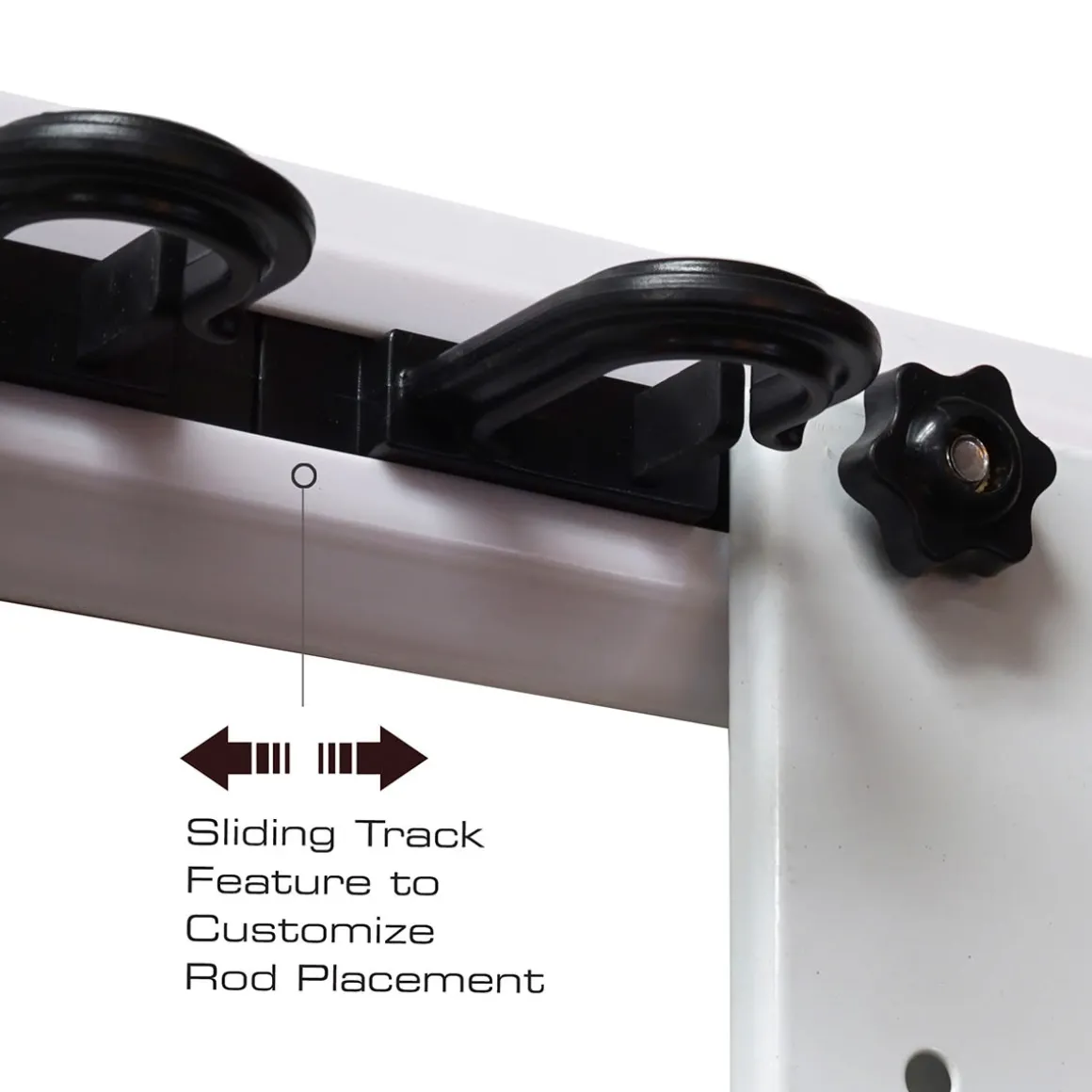 Modular 5 Fishing Rod Rack and Tackle Organizer