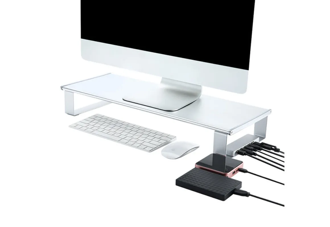 Monitor Stand with USB Hub