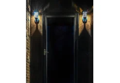 Motion Activated Outdoor Wall Sconces (2-Pack)