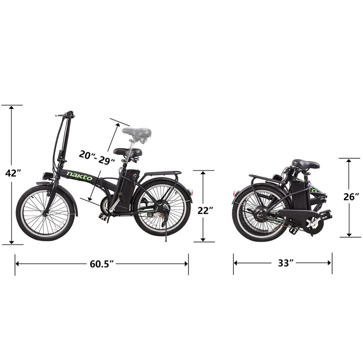 NAKTO Fashion Electric Bike