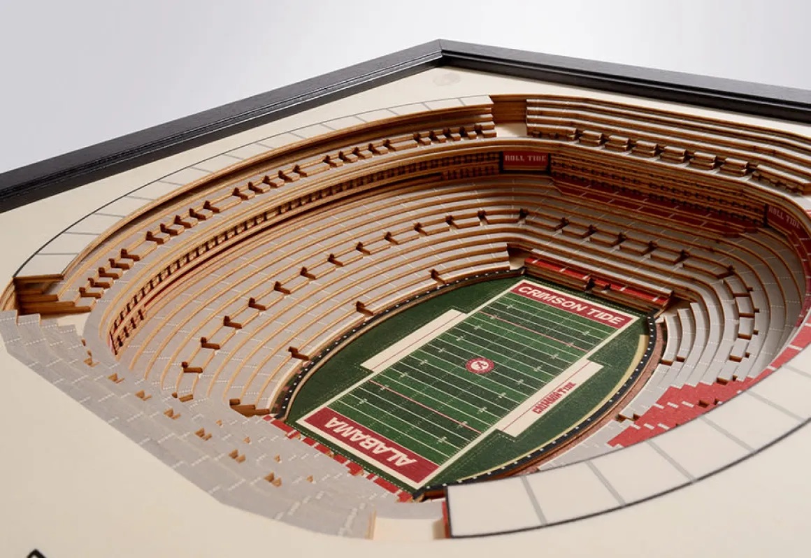 NCAA 3D Stadium Wall Art
